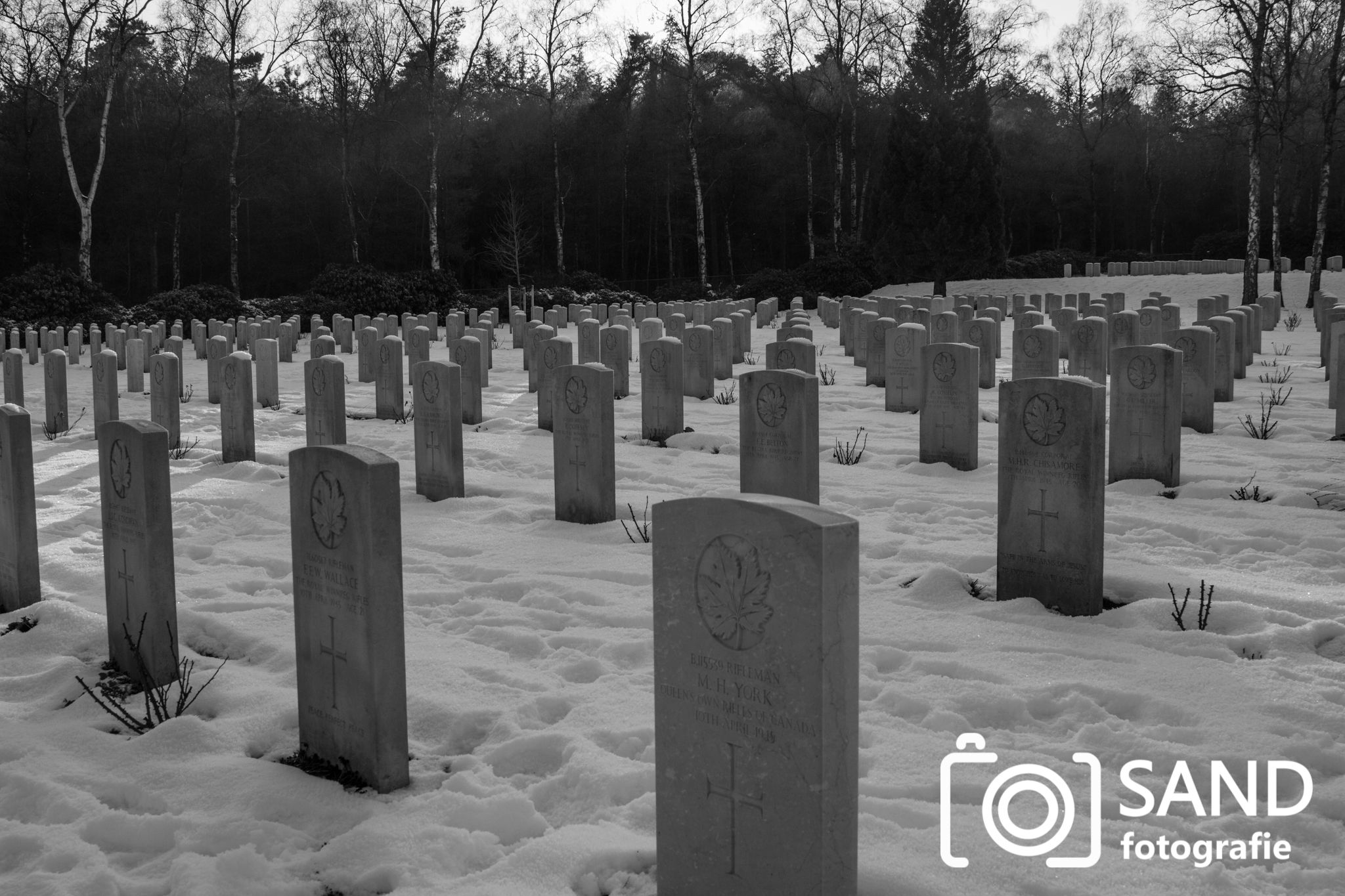 Canadese begraafplaats Holten 2017 Sand Fotografie