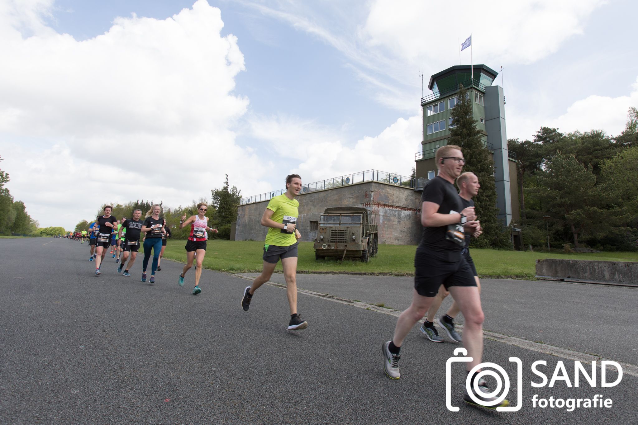 Fieldlab evenement Marathon Enschede op Vliegveld Twenthe 16 mei 2021 Sand Fotografie