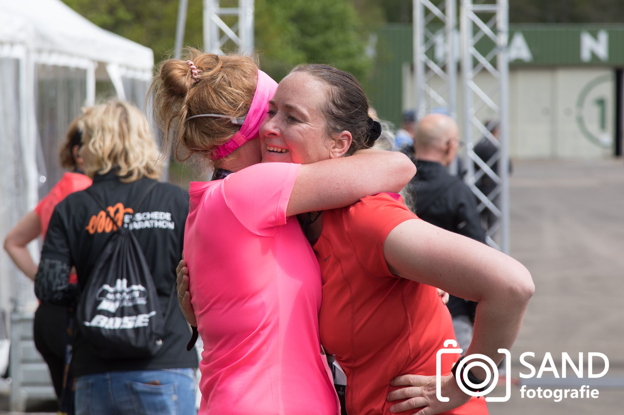 Fieldlab evenement Marathon Enschede op Vliegveld Twenthe 16 mei 2021 Sand Fotografie